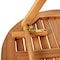 Flash Furniture 3PC Natural Finish Acacia Wood Folding Bistro Set THB-S4460-NAT-GG - alternate 6
